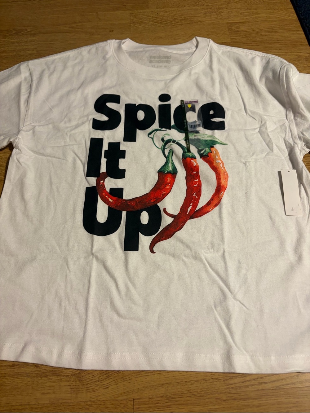 Spice It Up White Kids Graphic Tee